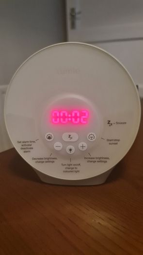 Lumie Sunrise Wake-Up Light. Alarm Clock. Brand New