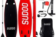 10FT Paddle Boards For Adults Inflatable Stand Up Paddle Board 6 Inch Thick Surfboard Lightweight Non Slip EVA Deck SUP Board Complete Kit 300x76x15cm (FREE POSTAGE)