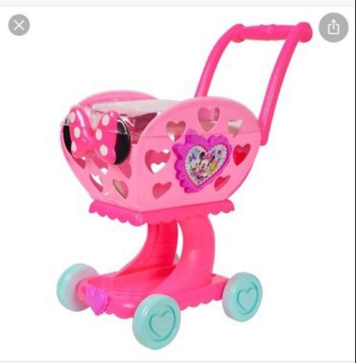 minnie mouse shopping cart