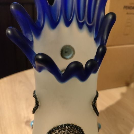 Blue Glass Vase