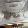Rap around quiz shoes and clutch Image 3