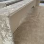 Pelmets 2xGrey crushed velour covered wooden over window pelmets. PERFECT Image 4