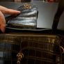 Croc embossed tote bag Image 6