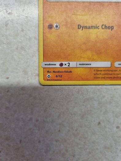 Machop McDonald's 2018 Pokemon Card