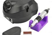30000RPM Electric Nail Drill Machine Pro Nail File Drill Bits Pedicure Manicure BLACK