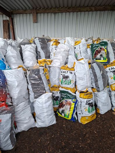 Bags of turf