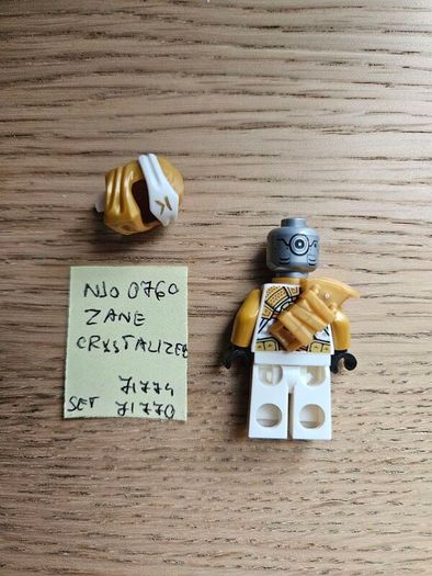 lego njo0760 zane crystalized, set ninjago 71774, 71770
