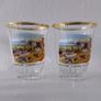 Vintage Souvenir Shot Glasses - Isle of Man Scenes - 1960s Image 4