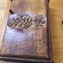 Vintage oak key holder cabinet Image 6