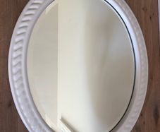 White Ceramic Mirror