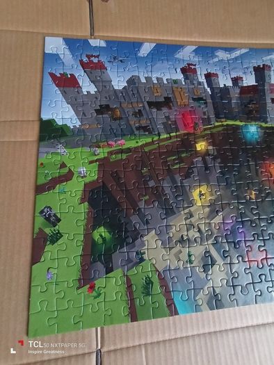 Minecraft jigsaw puzzle. Age9+