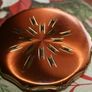 Kigu metallic  Vintage Ladies Powder Compact 3" Image 6
