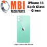 iPhone 11 Back Glass Replacement Rear Battery Cover with Adhesive Green Image 2
