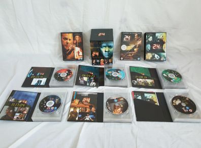 TV Show 24 DVD Sets Season 1 to Season 6 And 24 Redemption DVD Like New Box sets 43 DVDS