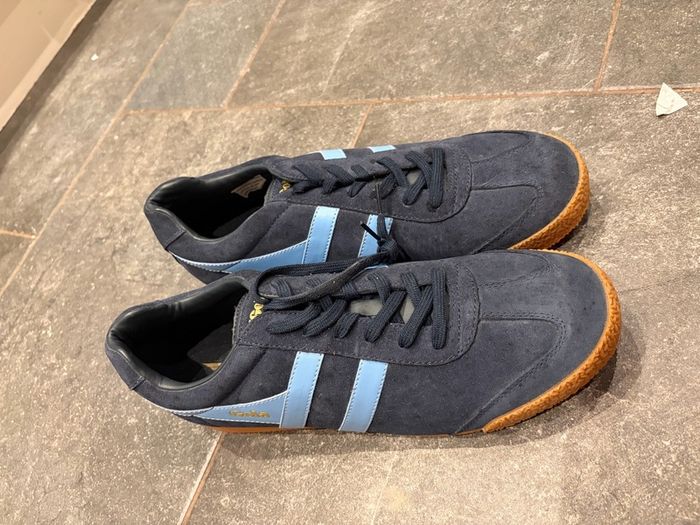 Gola Harrier Suede Navy Blue Trainers Eu 46 Uk 12 Unworn For Sale in ...
