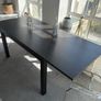 Extendable black ikea dining table Image 4