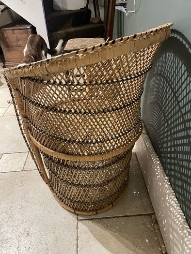 Vintage wicker chair