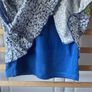 skirt superdry mini skirt medium blue & white floral Image 8