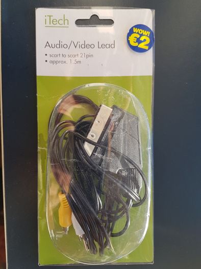PRICE REDUCED TO SELL!! Brand New Scart To Scart 21 Pin Audio/video Lead