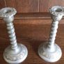 2 vintage Small taper candle stick holders Image 3