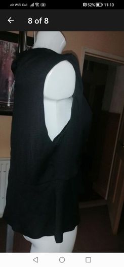 beautiful new designer black top