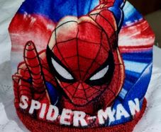 Spider man winter hat boy