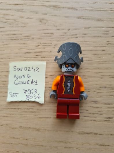 lego sw0242 Nute Gunray, set star wars 7958, 8036