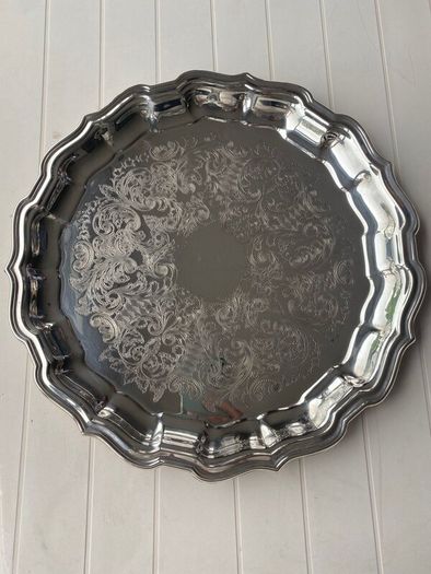 Silver plated trays & dishes