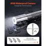 Sewer Camera, 98 ft/30 m, 4.3-inch Drain Inspection Camera with Lights - 6 Adjustable LED, 16GB Card, 3X Zoom & 8500mAh High-Capacity Battery Image 3