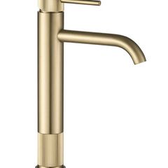 Tall Gold Bathroom Basin Mixer Taps