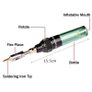 1300 Celsius Butane Gas Welding Soldering Irons Welding Pen Burner Blow Torch Gas Soldering Iron Cordless Butane Tip Tool Image 2