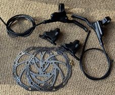 TEKTRO HD-R510 Flat Mount Hydraulic Disc Brake Set Dual Piston,For ROAD