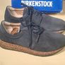 Birkenstock Wrigley unisex shoes trainers Navy suede leather Size UK 5 EU 38 boys girls women BRAND NEW BOXED Image 2