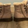 Women's Rieker fur lined lace up ankle boots Image 4