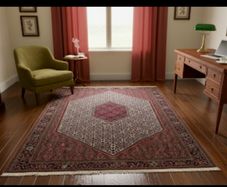 Stunning Persian Bidjar Rug and Runner Hand Knotted Rug Carpet