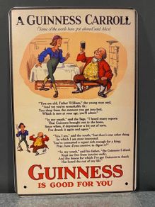Guinness Tin Metal Sign