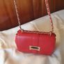 Aspinal of London Small Lottie Bag in RED Image 9