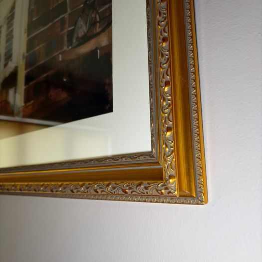 Law Library (King's Inns) by John Short 2014 Limited Art with Gold Frame
