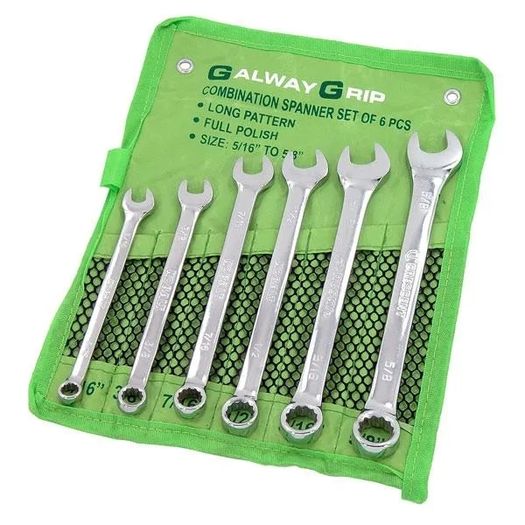 Galway Grip 6-Piece Combination Spanner Set