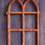 Iron Window with Round Arch | Approx. 98 x 54 cm | Cast Iron Window in Antique Style | for Garden Wall, Garden Shed and Stable Window Image 3