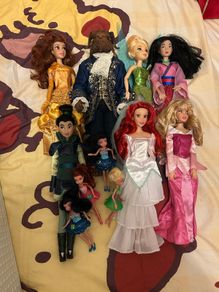 Disney dolls + figures