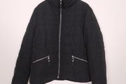 Per Una Black Quilted Puffer Jacket 14UK/42EU