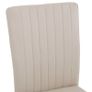 Cantilever Dining Chairs 6 pcs Cappuccino Faux Leather Image 6