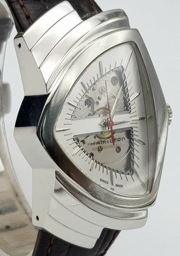 An Automatic Hamilton Ventura WATCH (The Ventura was famously worn by Elvis Presley).