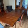 4 Seater Mahogany Dining Table and 4 Chairs Image 2