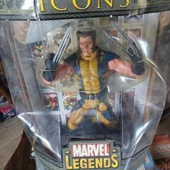 Marvel Icons Figures from 2005 Captain America and WOlverine
