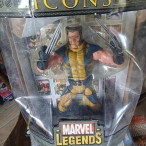 Marvel Icons Figures from 2005 Captain America and WOlverine