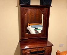 Pioneer Hi-Fi system & Mahogany Cabinet