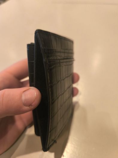 Leather card holder