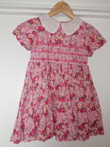Laura Ashley smock dress, age 7 years. Similar to Little Larks.